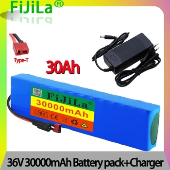 10 3P 18650 geändert fahrrad elektrische auto motorrad roller batterie mit15A BMS litijeve-batterie pack + 42V2A ladegerät