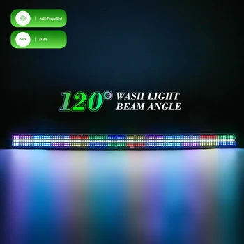 150W 720 Kos 2 v 1 Pranje lightbar RGB 3in1 Stroboskopske Luči 4/16/168CH Kanal, ki je Primerna za Dom Stranke KTV Klubi, Bari Poroke DJ