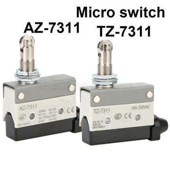 1Pcs AZ-7311/TZ-7311 10A 250VAC 15A 380VAC Microswitch Majhen Prah Dokaz Potovanja Mikro Stikalo Navpično Z Roller