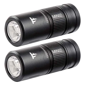 2X Trustfire MINI2 CA18-3X 220 Lumnov 2-Način Mini USB za Polnjenje LED Svetilka+1X10180
