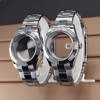 40 mm/36 mm Watch Primeru Watchband Deli Sapphire Kristalno Steklo Za ostrig dan nh34 nh35 nh36 Miyota 8215 Gibanje 28.5 mm Izbiranje