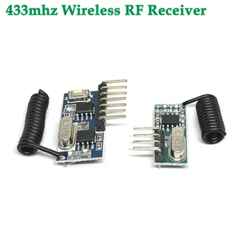 433mhz RF Učenje Kodo Dekoder Modul 433 mhz Mobilna 4 Kanalni izhod Diy komplet Za Daljinsko upravljanje 1527 kodiranje