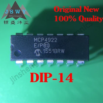 5-10PCS MCP4922 MCP4922-E/P-Oznako DIP-14 Digitalni Analogni (D/A Pretvornik IC 100% Čisto Nov Original Spot Brezplačna Dostava