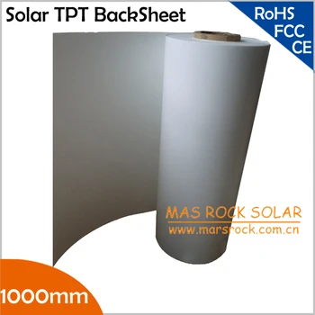 50meter/Veliko Debelo Sončne Nazaj Stanja, velikosti 1000 mm Širina 0,3 mm Debeline, Sončne celice, Inkapsulacijo Film, Sončne TPT Nazaj Stanja