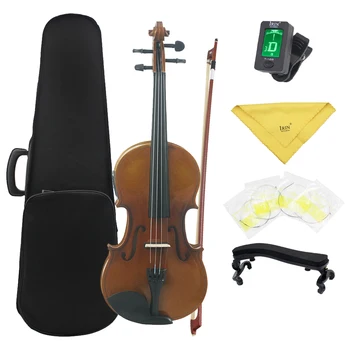 Astonvilla AV-E03 4/4 Električna Violina, Akustični EQ Javor Telo Akustični Violino Z ohišjem, ki je Strune, Lok Ramenski Ostalo Tuner Krpo