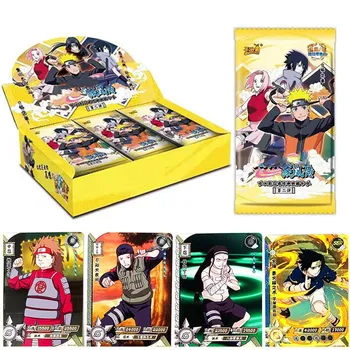 Debelo 12/24/48BOX Naruto Zbirka Kartic Papirja Igre Anime Perifernih Zbirko Znakov Otrok Dar, Igrač, igralnih kart