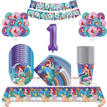 Disney Je deklica Rojstni dan Namizna Določa Dekle Uslug Igrače Darila Pokal Ploščo Prtom Balon dodatne Opreme, potrošnega materiala