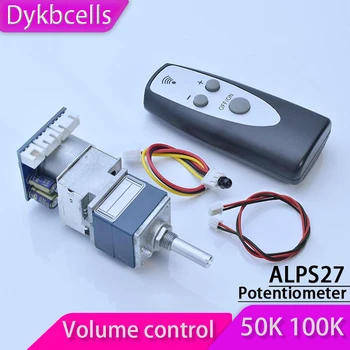 Dykbcells ALPS27 Motornih daljinski upravljalnik glasnosti prilagodite odbor 5K 10K 20K 50K 100K potenciometer ZA Preamp Ojačevalnik za Slušalke Avdio