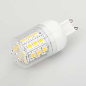 G9 LED Žarnica 5W 220V 230V Toplo Bela 27LEDs High Power SMD5050 T7 Oči Zaščitena Bi-pin 360 stopinjsko Koruza Lučka 1pc/veliko