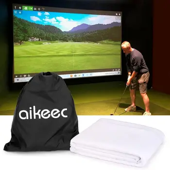 Golf Simulator Zaslona za uporabo v Zaprtih prostorih/na Prostem Golf Usposabljanje,Golf simulator ponudb Projekcijski Zaslon z 14pcs Grommet Luknje,ki so na Voljo v