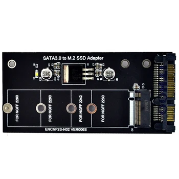 M2 NGFF SSD da SATA 3.0 2.5&Rdquo, M. 2 SSD Adapter Pretvornik Riser Card za Prenosni RAČUNALNIK Dodajte na Kartico do 6Gps