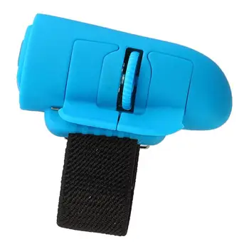 Mini Prst Brezžične Miške USB, Optičnega Obroča Miši za Laptop PC Modra