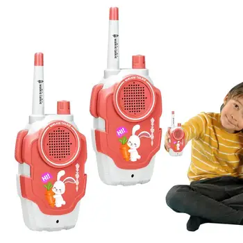 Mini Walkie Talkie Za Otroke Ročni Cartoon Živali Dvosmerni Radijski Walkie-Talkie Smart Wireless Comunicador Fantje Dekleta