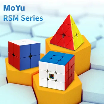 MOYU RS Magnetni Magic Cube Nastavite RS2M RS3M RS Piramida Hitrost 3x3x3 Kocka Strokovno Magnetni Hitro Sestavljanke za Otroke Fidget Igrače