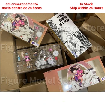 Na Zalogi Črna Luknja Dragon Ball SHF Hoipoi Kapsula No. 9 Bulma je Motocikel Bulma Goku Anime figuric Igrače Model Collection