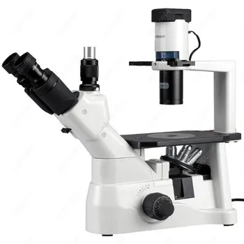 Nasprotno, Obrnjenim Tkivne Kulture Mikroskop-AmScope Dobave 40X-600 X Infinity Fazni Kontrast Obrnjenim Tkivne Kulture Mikroskop