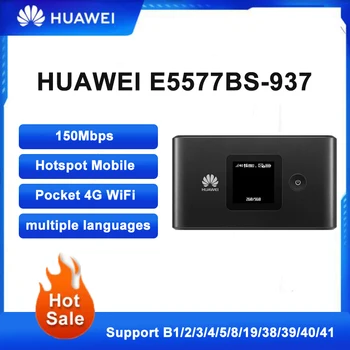 Odklenjena HUAWEI E5577 E5577BS-937 150Mbps Žepni 4G WiFi Hotspot Mobilni Wifi Usmerjevalnik Mifi Podporo B1/2/3/4/5/8/19/38/39/40/41