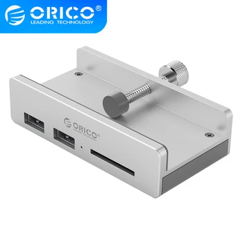 ORICO USB3.0 SREDIŠČE S SD Kartico v Režo za Širitev Aluminija 5 Gbps Visoke Hitrosti, 2 Vrata USB Razdelilnik za PC Računalniška Oprema Prenosni računalnik