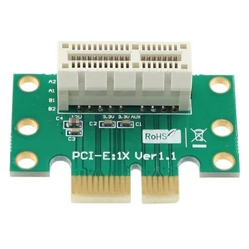 PCI-E PCI Express X1 Adapter Riser Card PCI E PCIE X1 za X1 Reža za Kartico Pretvoriti za 90 Stopinj Za 1U Strežnik