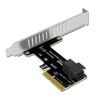Plastični Pcie Širitev Riser Card U. 2 Port Card Za Nvme SSD Pretvornik Trdi Disk Expansion Card Za Namizje