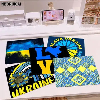 Potiskane Ukrajina Zastavo DIY Tabela Mat Študent Mousepad Računalniška Tipkovnica Tipke Igre Pad Desk Mat Mat Namizje