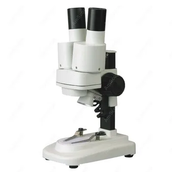 Prenosna LED Stereo Mikroskop-AmScope Material Prenosni LED Stereo Mikroskop 20X & 40X