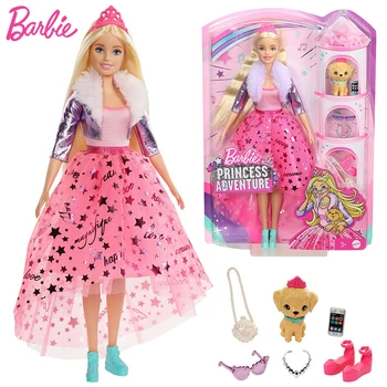 Prvotni Barbie Lutke Pet Pes Nastavite Princesa Izbor Igrač za Dekleta Otrok, Rojstni dan, Darila, Igrače Otrok Bonecas Baby Lutke Moda