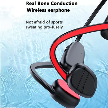 Res Kostne Prevodnosti Brezžične Slušalke Bluetooth V5.2 Ne V Uho Vodotesne Slušalke Športne Slušalke z Mikrofonom za Iphone
