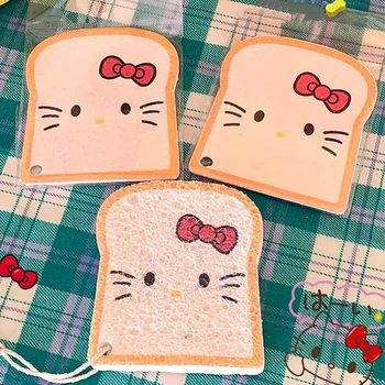 Sanrio Kawaii Hello Kitty Pomivalni Goba Čiščenje Cute Anime Risanke Vpojne Prenosni Dishcloth Kuhinjske Potrebščine Dekleta Darilo
