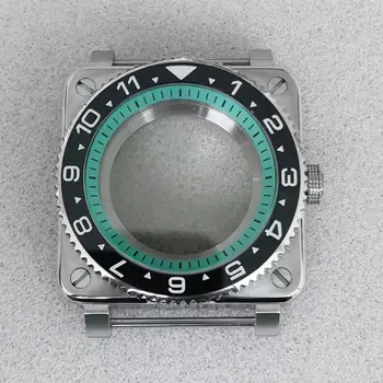 Seiko SKX007 Kvadratnih Watch Primeru, 28.5 mm Izbiranje Pregleden Zadnji Pokrov Ustreza NH35 NH36 4R 7S Avtomatsko Gibanje Moških Potapljanje Watch Primerih