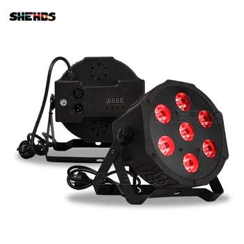 SHEHDS LED 7x12W RGBW Par Luči z DMX512 4in1 stopnji svetlobe učinek za Pranje Učinek DJ disco
