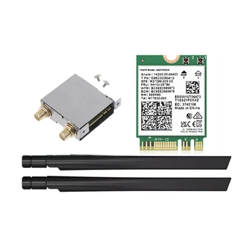 Tri-Band .4G/5G/6 G Wi-Fi6E AX210NGW Wireless PCIE Card Adapter 5400M P9JB