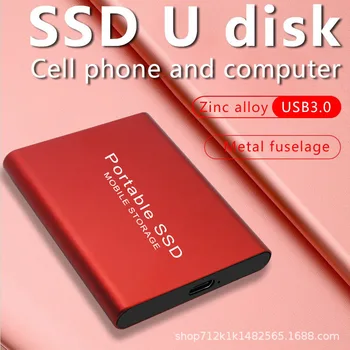 Ultra Tanek SSD za Brezžični 1TB 2TB 4TB 8TB Naprave za Shranjevanje Zunanji Trdi Disk Notranji ssd Pogoni Tip C USB3.1 Prenosni Računalnik Max
