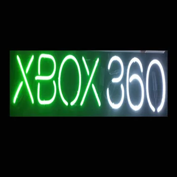 XBox 360 Gamescome Igre Soba, Neon, Luči Znak Po Meri Obrtniški Pravi Stekleni Cevi Trgovina Oglaševanje Stenski Dekor Zaslon 14