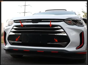 Za Chevrolet ORLANDO 2018-2019 ABS Chrome Sprednja maska Dekorativni trak Anti-scratch varstvo avto dodatki