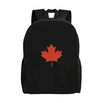 Zastava Kanade Nahrbtnik za Ženske Moški Nepremočljiva College School Kanadski Patriotske Vrečko Tiskanja Bookbags