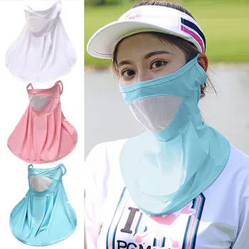 Zunanji Ženske Golf Masko za zaščito pred soncem T Shirt Sonce Vratu Varstvo Dihanje Dolg Rokav Dno Srajco Anti-UV Golf Šport Nova